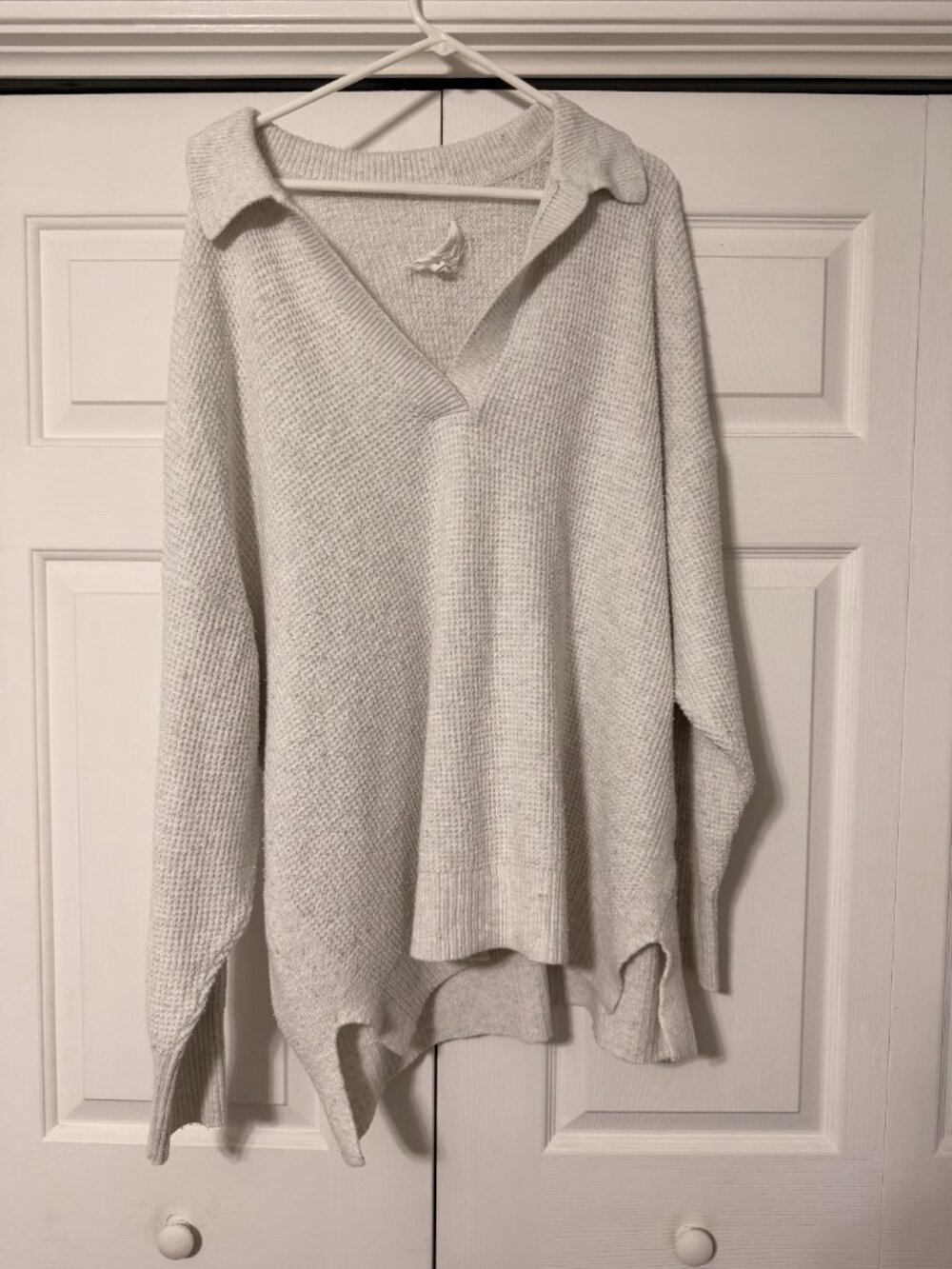 Aerie Waffle Knit Button Up Shacket